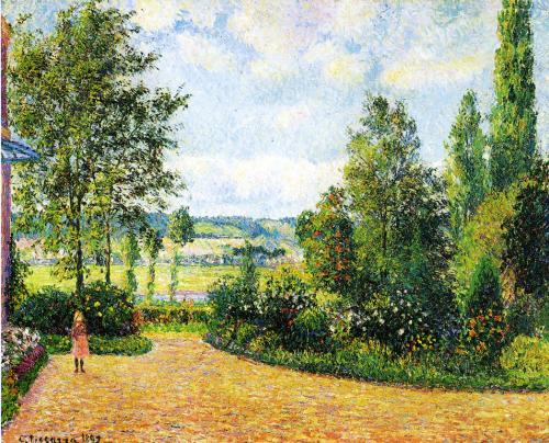 Mirbeau’s Garden at Damps, Camille Pissarro, 1891Happy birthday to Camille Pissarro, born on this da