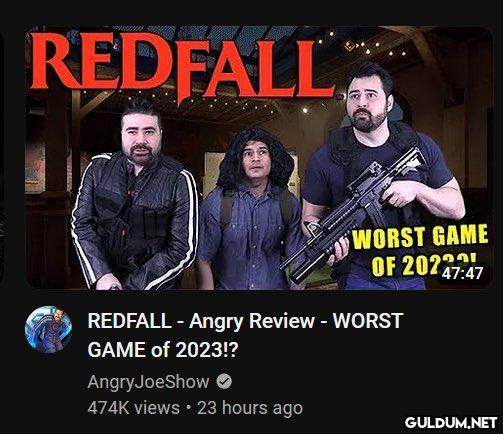 www REDFALL WORST GAME OF...