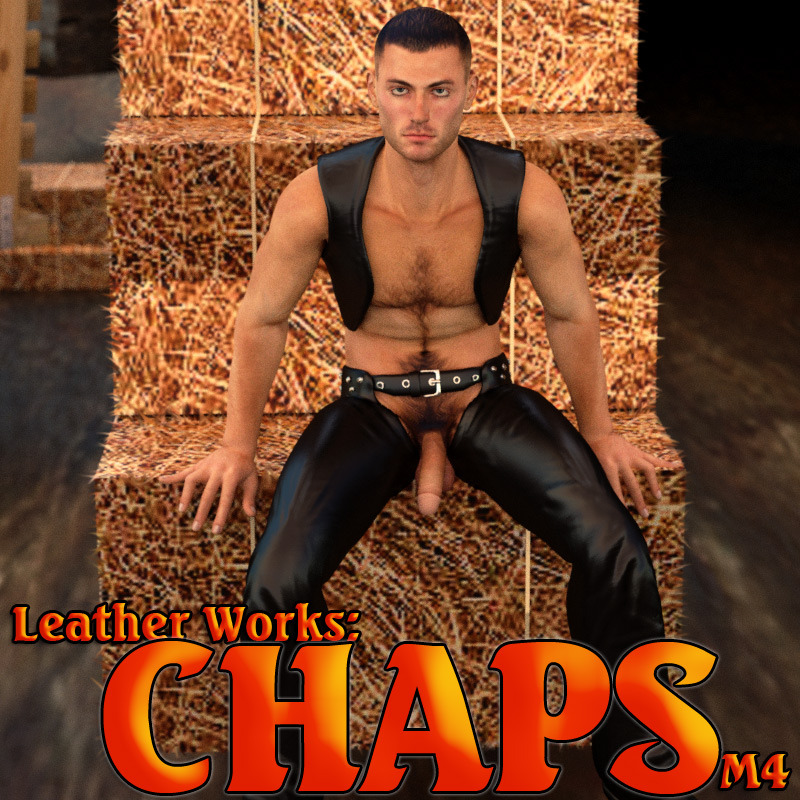 Leather Works: Chaps for M4  These Leather Chaps, vest and Boots are conforming