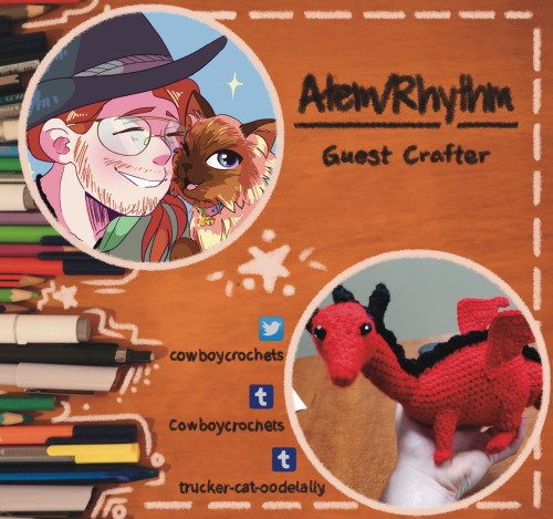  Welcoming @cowboycrochets as a Guest Crafter! He crochets adorable plushies along with his cat, @tr