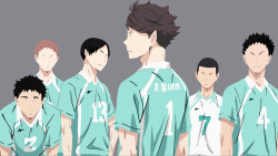 smollsugawara: ~ Aoba Johsai ~ Matsukawa   Issei &amp; Hanamaki  Takahiro &amp; Kunimi   Akira &amp; Oikawa Tcru, Shinji Watari &amp; Iwaizumi Hajime/ / Haikyuu!! Find my other vector graphics here:  sekaiichi hatsukoi, Karasuno 3rd years, Karasuno,