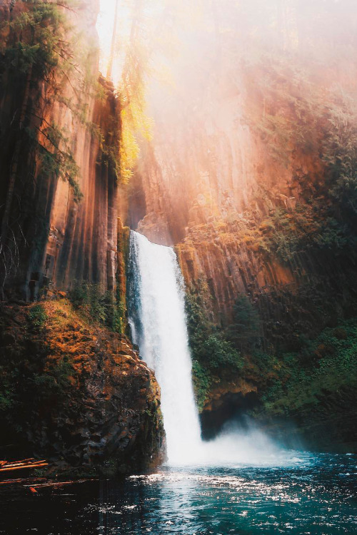 banshy:Toketee Falls by Nick Verbelchuk
