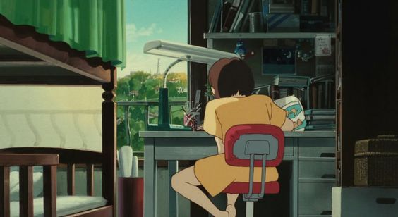 xaceofanimex: Whisper Of The Heart, back to school i guess.