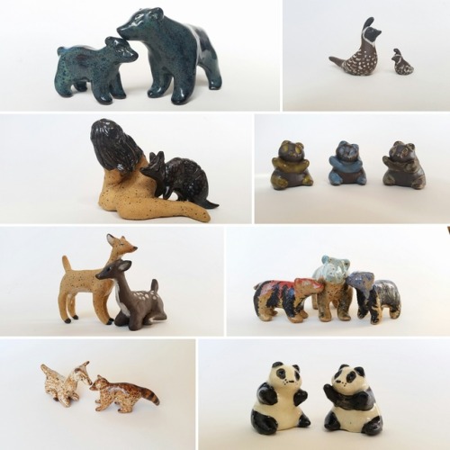 Major listing update!! Our Ceramic animals are now for sale (FINALLY) in the Etsy store!  ww