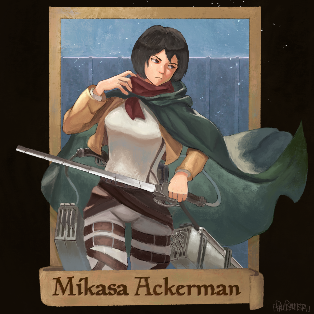 Mikasa Ackerman - Attack On Titan Instagram / Website