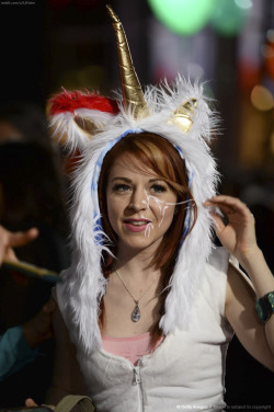 (via Lindsey Stirling Unicorn Facial [OC][Request]) 