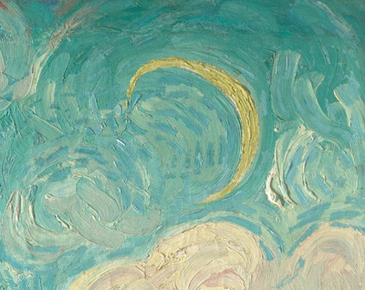 logija:  moon by Vincent Van Gogh (details) 