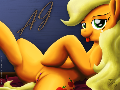 darkkoushirou:  Some AJ, because I didn’t draw her in ages. Aaah… finally some smutty work again. I really have to recover from all that SFW drawings I’ve done in the past months XD  Unf~