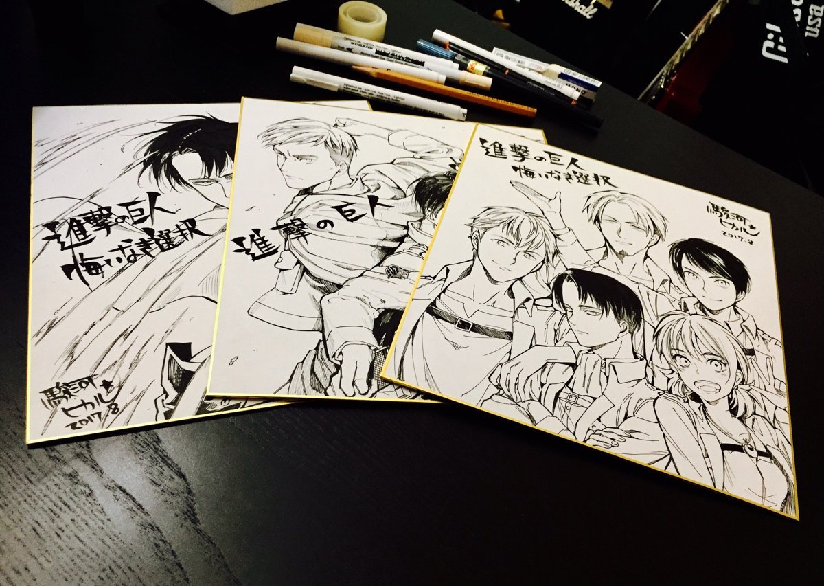 fuku-shuu:  New illustration boards featuring the A Choice with No Regrets characters