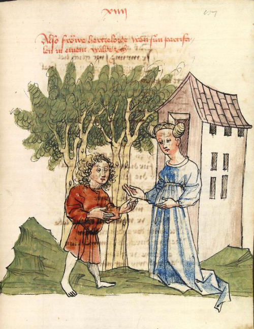 The story of Parzival and Condwiramurs by Diebold Lauber, c. 1443-46