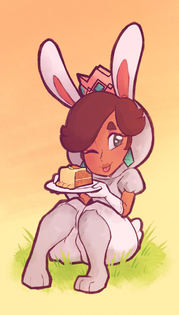 alittlecasshern:I mean I’ve always wanted to draw one of my characters in a bunny