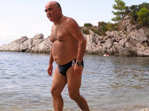 Mature speedo men