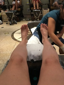 Didn’t go to my regular place for my pedicure