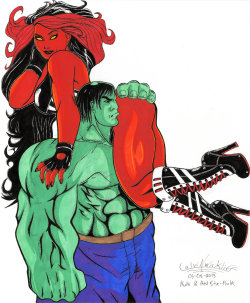 seether23:  Red She Hulk: Hmmm my hero 