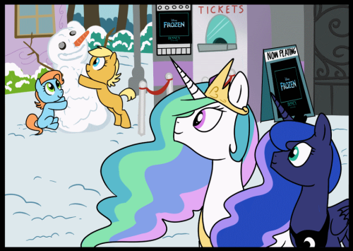 XXX fisherpon:  MLP: Wanna build a snow man? photo