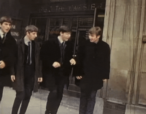 The Beatles Outside BBC Paris Studios, Lower Regent Street, London. 4th April 1963 - Part Three (part