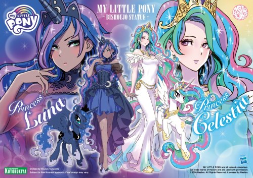 twilightsparklesharem: mlp-merch:     Lots of Kotobukiya news this morning! Princess Celestia and Luna have been announced. The finished statue for Sunset Shimmer and a Limited Edition for the Twilight Sparkle one have been revealed as well. For more