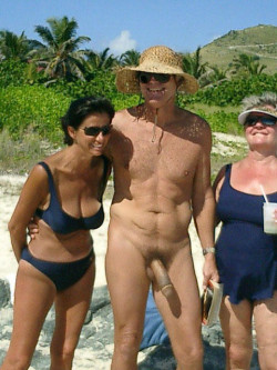 Nudist couple