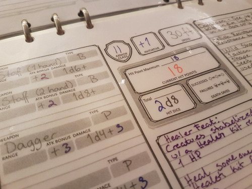 undead-potatoes: I finally finished my Book of Many Things! It’s a filofax style journal where