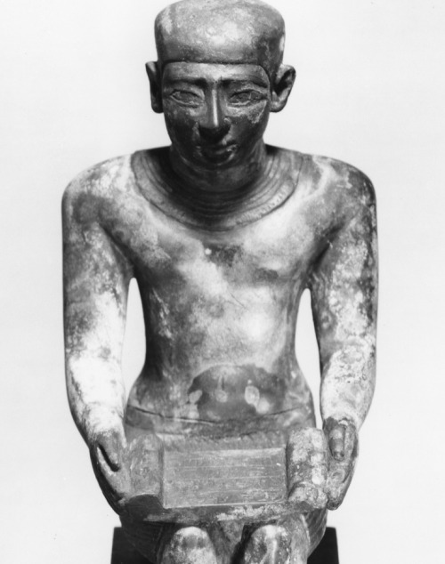 ancientart:  A quick look at: Imhotep. While some might better recognize Imhotep as the possessed mummy from the Hollywood blockbusters The Mummy and The Mummy Returns, he was, in fact, one of the most renowned figures in Egyptian history for much