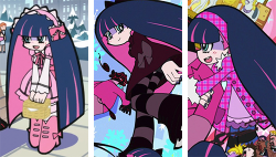 boxer-anarchy:  Stocking’s Outfits (3/3)