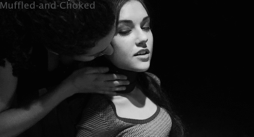 the-town-bicycle:  muffled-and-choked:You smile when I touch your neck for the same