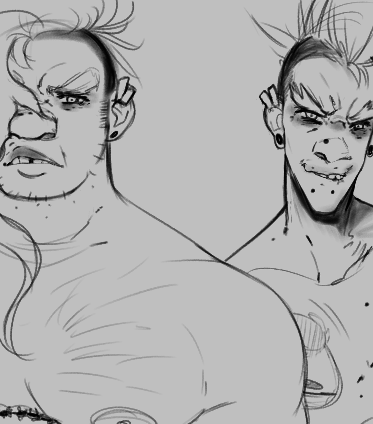 stitchedpigdraws: Gay punk feelings. [Patreon] - [Ko-Fi] - [Commissions] 
