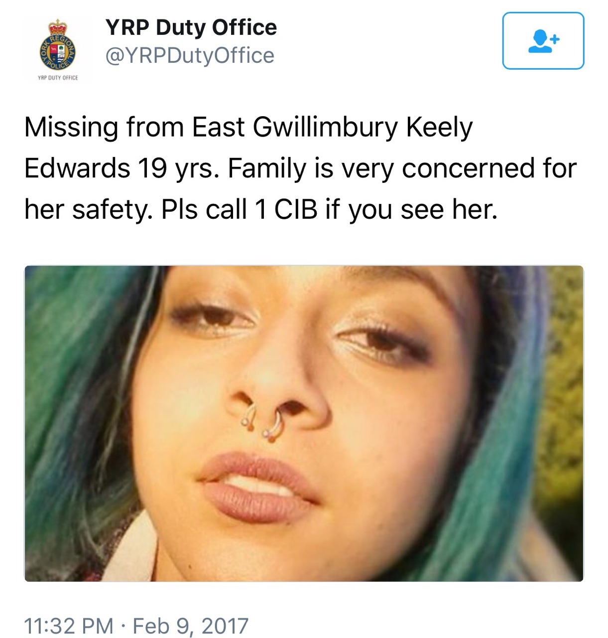 tellyjpg:  undynamic:  PLEASE SIGNAL BOOST! MISSING PERSON IN MOUNT ALBERT, ONTARIO