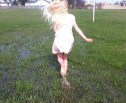 Soaked-Grass:  Soaked-Grass:  I Frolicked In A Huge Puddle In Grass Today! Ahh So