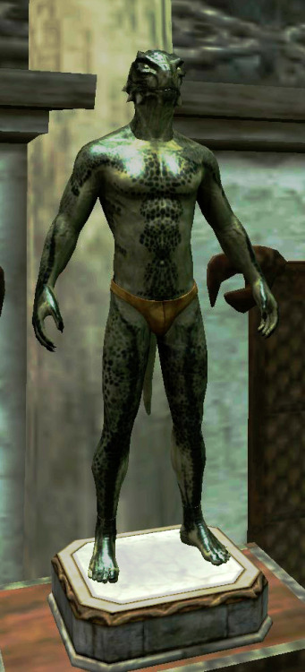 I only have 2 mods hereSky UI, because I was told Skyrim’s original UI was horridandShape Atlas for Men, because briefs…just becauseHere are some of my mannequins in my mansion sporting various colors, they’re edited and not the actual colors. 