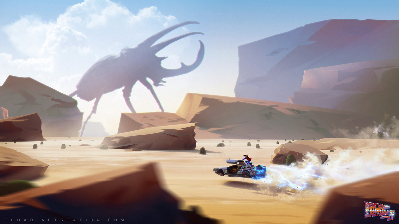 cyberclays:   Back to the Future 4 garage concept  - by  Sylvain Sarrailh  “Last