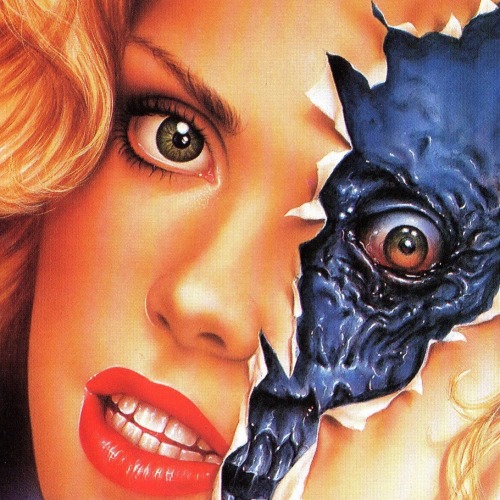 Detail of Paranoid&rsquo;s french VhS Cover, by Laurent Melki.