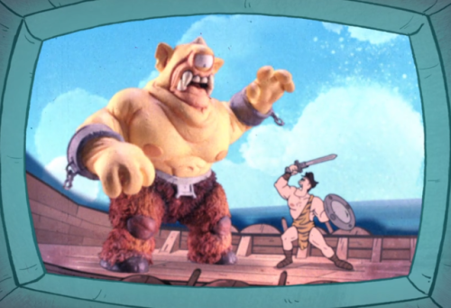 Gravity Falls 2x06 + homages to Ray Harryhausen’s creationsCyclops: The 7th Voyage of Sinbad (1958)S