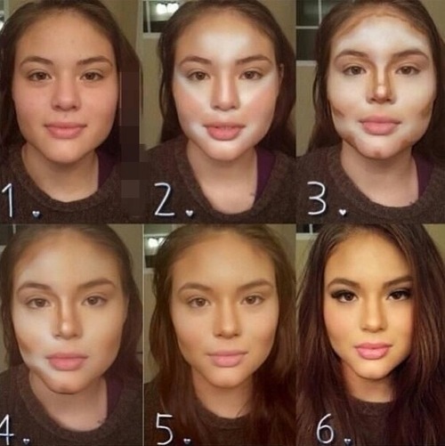 mikaylanogueira:  Contouring makeup is like real-life photoshop; these women are transformed!  Amazing Make-Up Transformations - You Won’t Even Recognize Her 