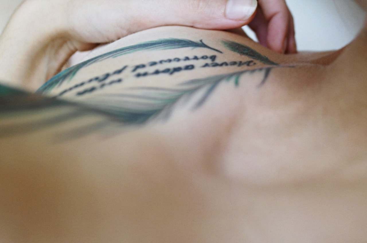 uremysweetapocalypse:  close-up of my shoulder piece(please only reblog with caption