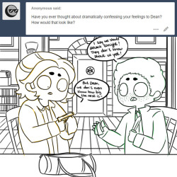 elicedraws:  mishaisadorkable:ELLIE @elicedraws LOOK AT HOW CUTE THIS IS  I LOVE THIS OH MY GOD