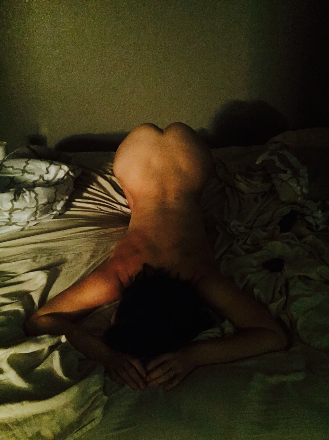okcwifeshare:  Three hours later. She still needs more dick.  ~him