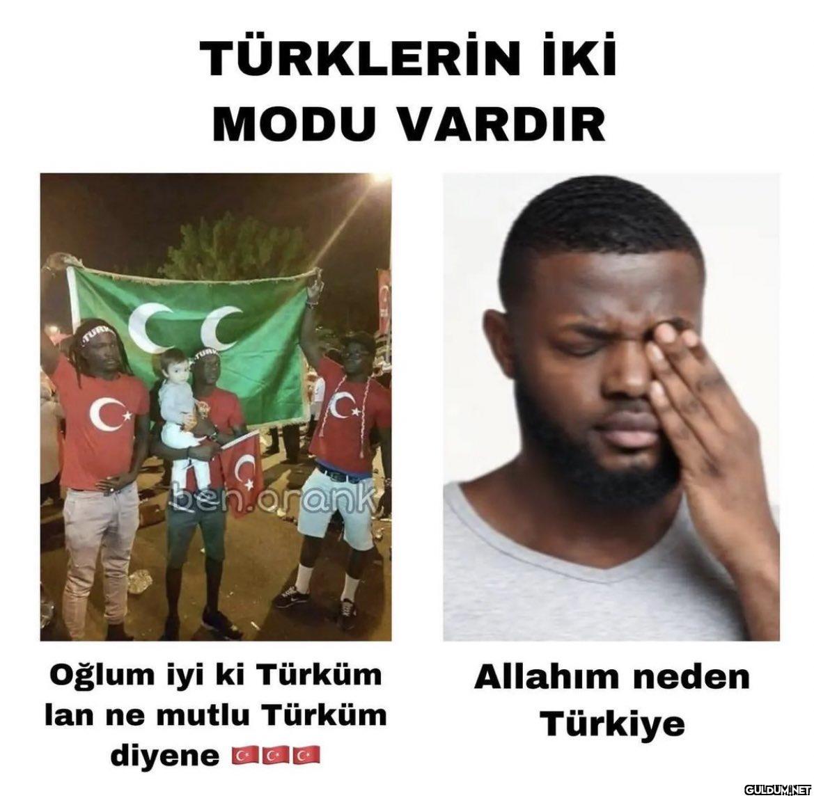 TUR TÜRKLERİN İKİ MODU...