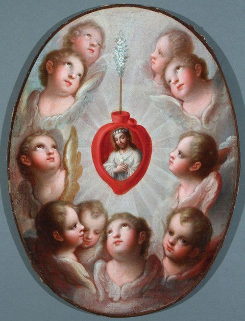 José de Paez, Angels Adoring the Sacred Heart