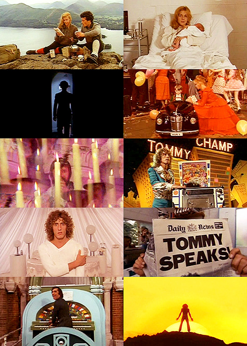 Tommy (1975).A psychosomatically deaf, dumb and blind boy becomes a master pinball player and, subse