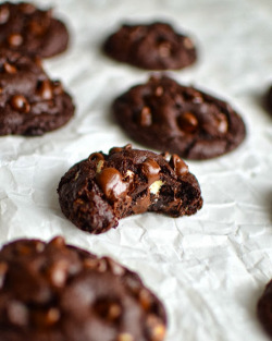 Flourless Brownie Cookies on We Heart It