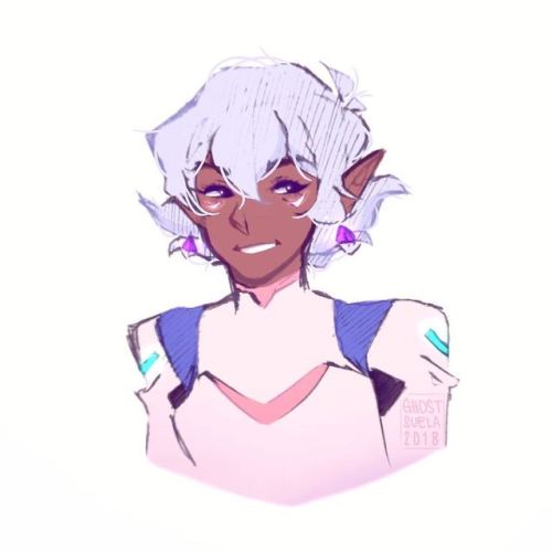 sleepyghosts:Someone suggested a hair swap between Allura and Pidge Honestly, they’re both ado