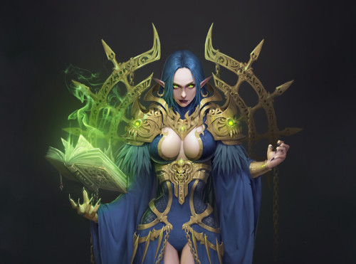 NECROMANCER  Bageumi . www.artstation.com/artwork/N58oKJ
