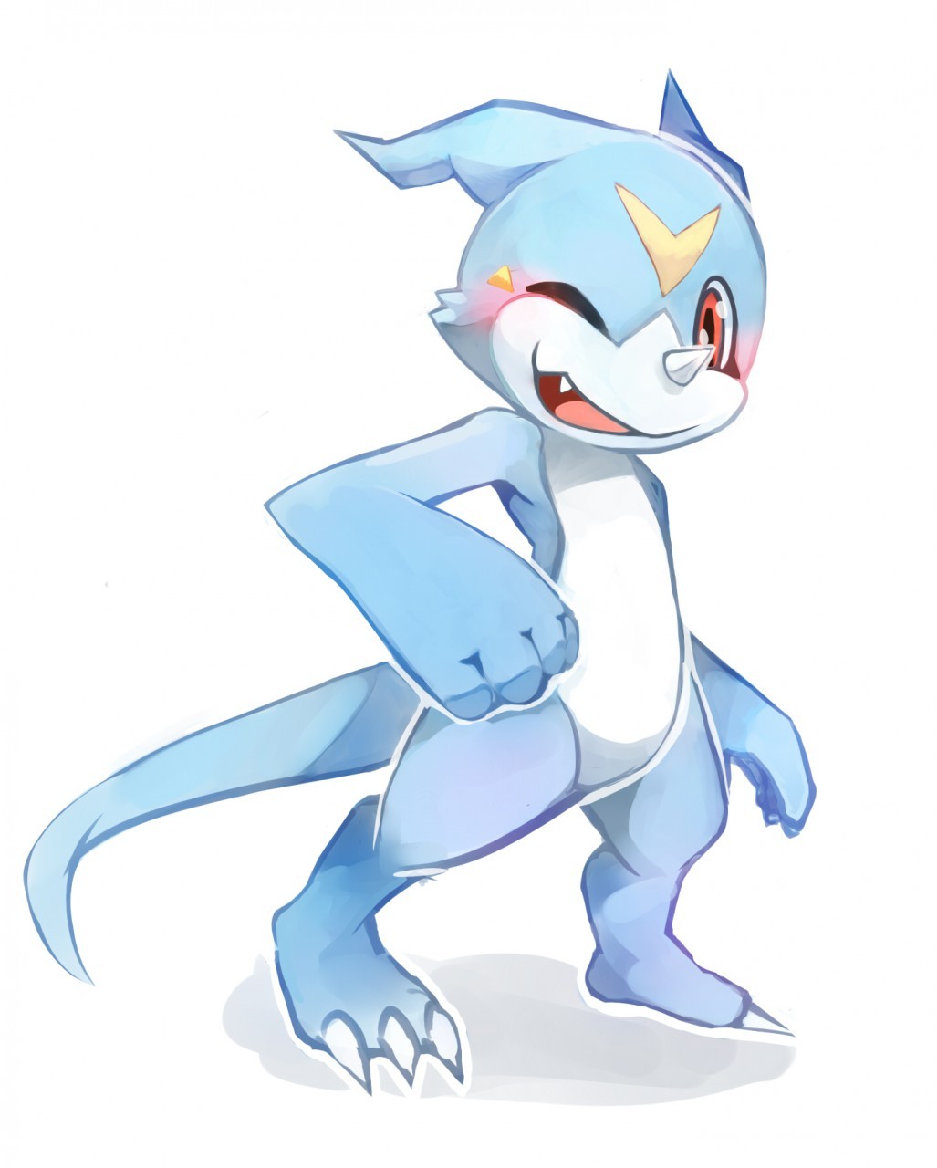bossarmadimon:  Veemon by icegalaxy
