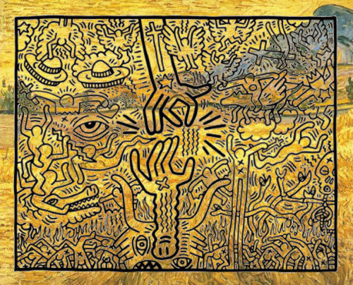 insinuatory:  Keith Haring x Vincent van Gogh 