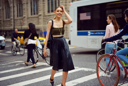 WHEN SPORTY MEETS THE STREET via Kayture, Kristina Bazan // check it out at fashionblogfeed.com