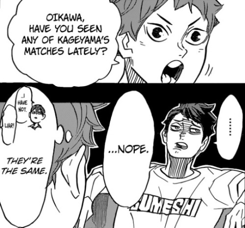 &hellip;.Nope. That’s not something Oikawa would do. Not at all.