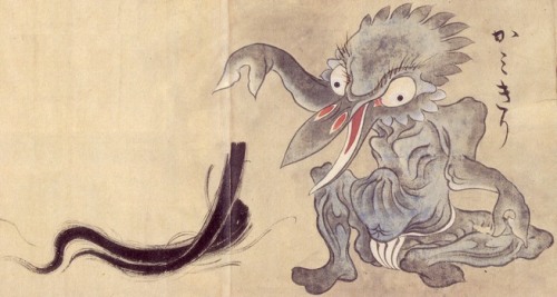 odditiesoflife:  Yokai - Japanese Monsters In the Edo period of sophisticated popular culture (1603-1868), much attention was devoted to Japan’s rich variety of traditional monsters and apparitions, known as yokai. The above yokai are from a work titled
