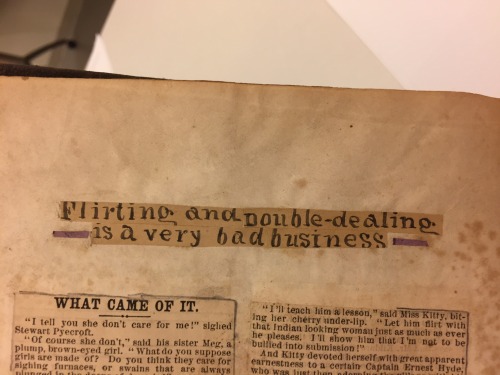 We spent a few minutes combing through a curious scrapbook in the papers of Braxton Craven (consider