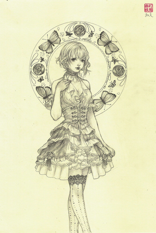 lohrien:  Illustrations by Jasmin Darnell dA l tumblr l shop
